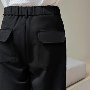 Wrinkle Velcro Pencil Pants