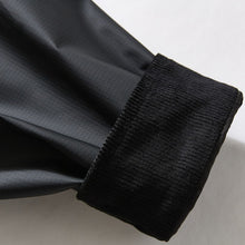 Load image into Gallery viewer, Retro Corduroy Collar and PU Leather Stand-up Collar Jacket

