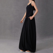 Load image into Gallery viewer, Loose Flower Bud Lantern Elastic Waist Culottes
