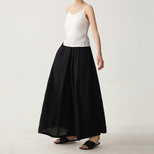 Load image into Gallery viewer, Elastic Waist Casual Wide-leg Culottes
