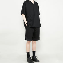 Load image into Gallery viewer, V-neck Casual Drape Loose T-shirt
