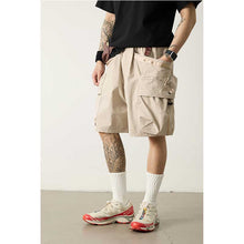 Load image into Gallery viewer, Large Pockets Loose-fitting Casual Shorts
