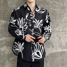 Load image into Gallery viewer, Printed Long Sleeve Loose Shirt
