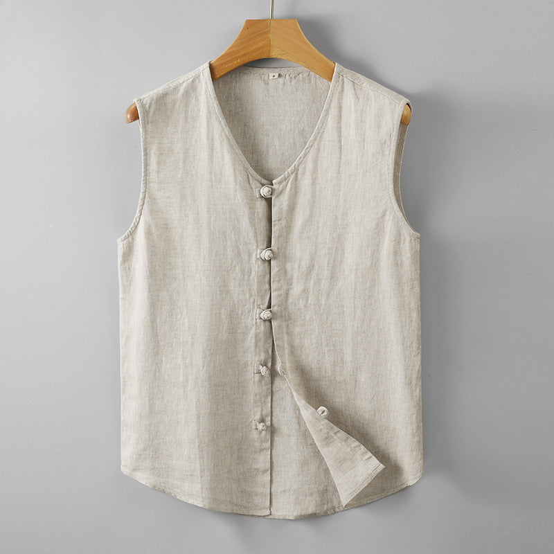 Summer Vest Buttoned Vest