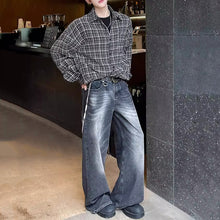 Load image into Gallery viewer, Retro Plaid Wool Casual Shirt
