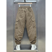 Load image into Gallery viewer, Multi-pocket Quick-dry Cargo Joggers with Drawstring Cuffs

