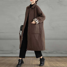 Load image into Gallery viewer, Mid-length Loose Pocket Coat
