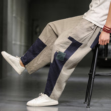 Load image into Gallery viewer, Patch Casual Wide-leg Trousers
