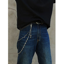 Load image into Gallery viewer, Retro Punk Metal Cross Waist Chain
