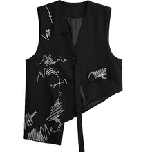 Load image into Gallery viewer, Embroidered Irregular Loose Versatile Vest
