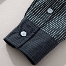 Load image into Gallery viewer, Japanese Striped Patchwork Shirt
