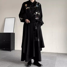 Load image into Gallery viewer, Irregular Retro Layered Draped Wide-leg Culottes
