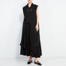 Load image into Gallery viewer, Irregular Sleeveless Long Shirt
