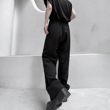 Load image into Gallery viewer, Thin Drape Slit Straight Casual Pants
