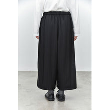 Load image into Gallery viewer, Women's Shadow Pinstripe Pleated Elastic-waist Fluid Draped Loose Wide-leg Pants
