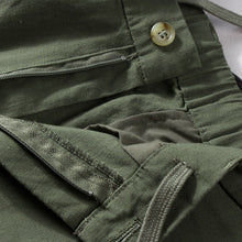 Load image into Gallery viewer, Thin Cotton and Linen Basic Solid Color Straight Loose Shorts
