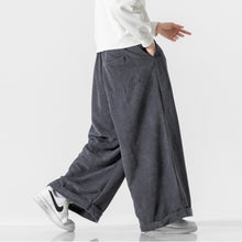 Load image into Gallery viewer, Corduroy Straight-leg Casual Wide-leg Pants
