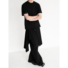 Load image into Gallery viewer, Asymmetric Deconstructed A-line Slit Multi-button Skirt
