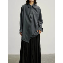 Load image into Gallery viewer, Retro French Lace Patchwork Long-sleeved Shirt
