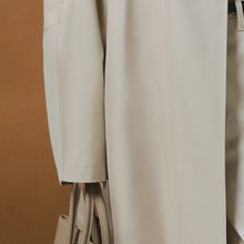Load image into Gallery viewer, Simple Silhouette Stand Collar Tencel Drape Lace-up Jacket
