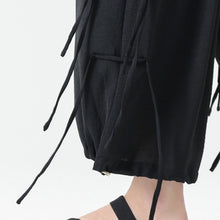 Load image into Gallery viewer, Ribbon Loose Casual Pants
