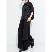Load image into Gallery viewer, Women's Japanese Loose Draped Cropped Culottes Casual Pants
