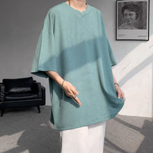 Load image into Gallery viewer, V-neck Ice Silk Loose Short-sleeved T-shirt
