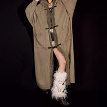 Load image into Gallery viewer, American Loose Wool Knitted Cardigan
