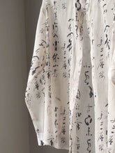 Load image into Gallery viewer, 【Calligraphy】Ink and Wash Translucent Shirt
