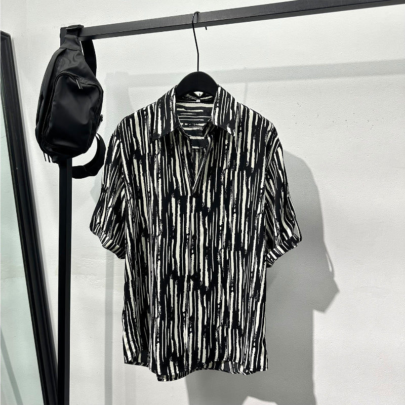 Striped Loose Casual Shirt
