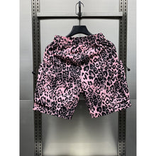 Load image into Gallery viewer, Leopard Print Quick-drying Loose-fitting Five-point Pants
