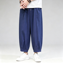 Load image into Gallery viewer, Cropped Waist-Defined Wide Leg Pants
