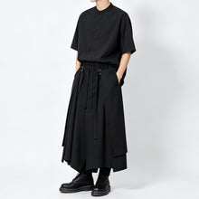 Load image into Gallery viewer, Japanese Drapey Tencel Short-Sleeve Shirt
