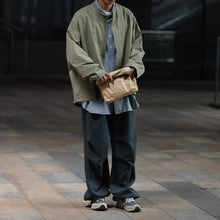 Load image into Gallery viewer, Retro Japanese Style Stand-up Collar Zip-up Jacket
