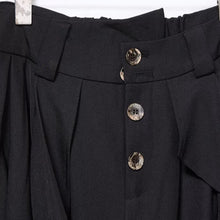 Load image into Gallery viewer, Japanese Retro Faux Two-piece Wide-leg Cropped Trousers
