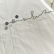 Load image into Gallery viewer, Women's Line Embroidered Collared Shirt
