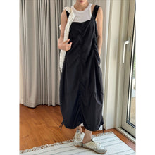 Load image into Gallery viewer, Women's Casual Drawstring Ruched Cargo Jumper Dress
