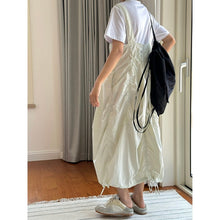Load image into Gallery viewer, Women's Casual Drawstring Ruched Cargo Jumper Dress
