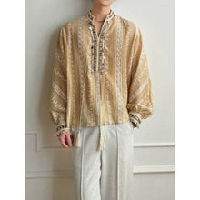 Load image into Gallery viewer, Vintage Boho Long-sleeve Printed Shirt
