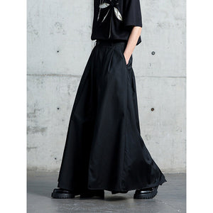 Multi-piece Fake Two-piece Wide-leg Culottes Samurai Pants