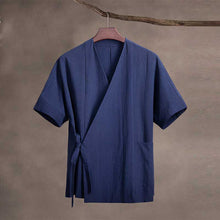 Load image into Gallery viewer, Retro Casual Slanted Placket Cardigan
