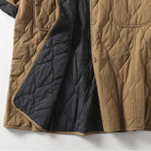 Load image into Gallery viewer, Quilted Crew Neck Loose Retro Jacket
