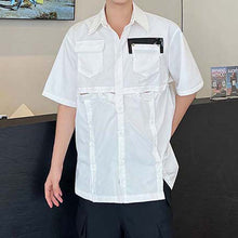 Load image into Gallery viewer, Summer Stitching Casual Short Sleeve Shirt
