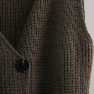 Two Piece Set Short Sweater Cardigan Long Skirt