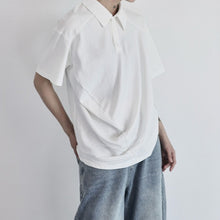Load image into Gallery viewer, Casual Loose Polo Collar Polo T-shirt
