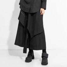 Load image into Gallery viewer, Elastic Waist Loose-fitting Two-piece Wide-leg Skirt Pants
