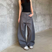 Load image into Gallery viewer, Vintage Draped Black Scimitar Suit Pants
