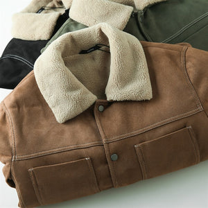 Faux Sherpa Vintage Warm Jacket