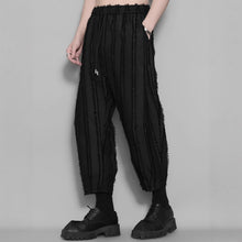 Load image into Gallery viewer, Striped Fringed Casual Pants
