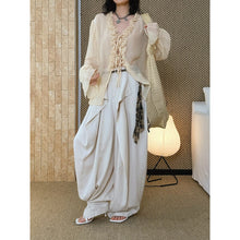 Load image into Gallery viewer, Women's Boho Flowy Draped Loose Harem Pants
